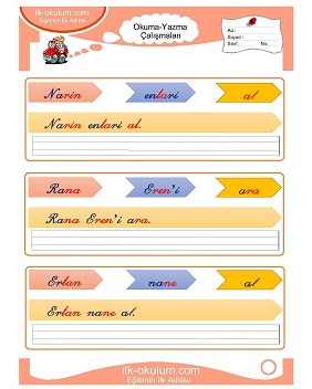 Çocuklar İçin r sesi Çalışma Sayfaları 